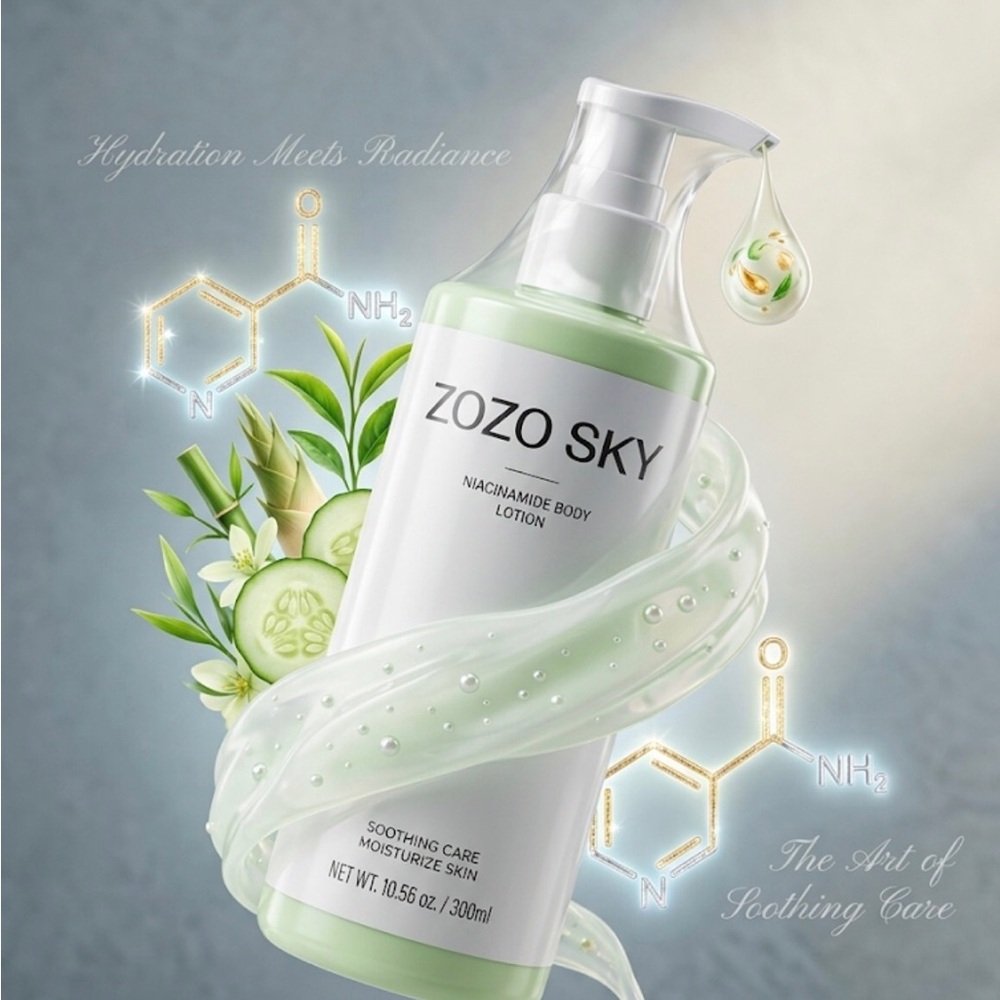 Niacinamide Body Lotion — Soothing Care Moisturizer Skin